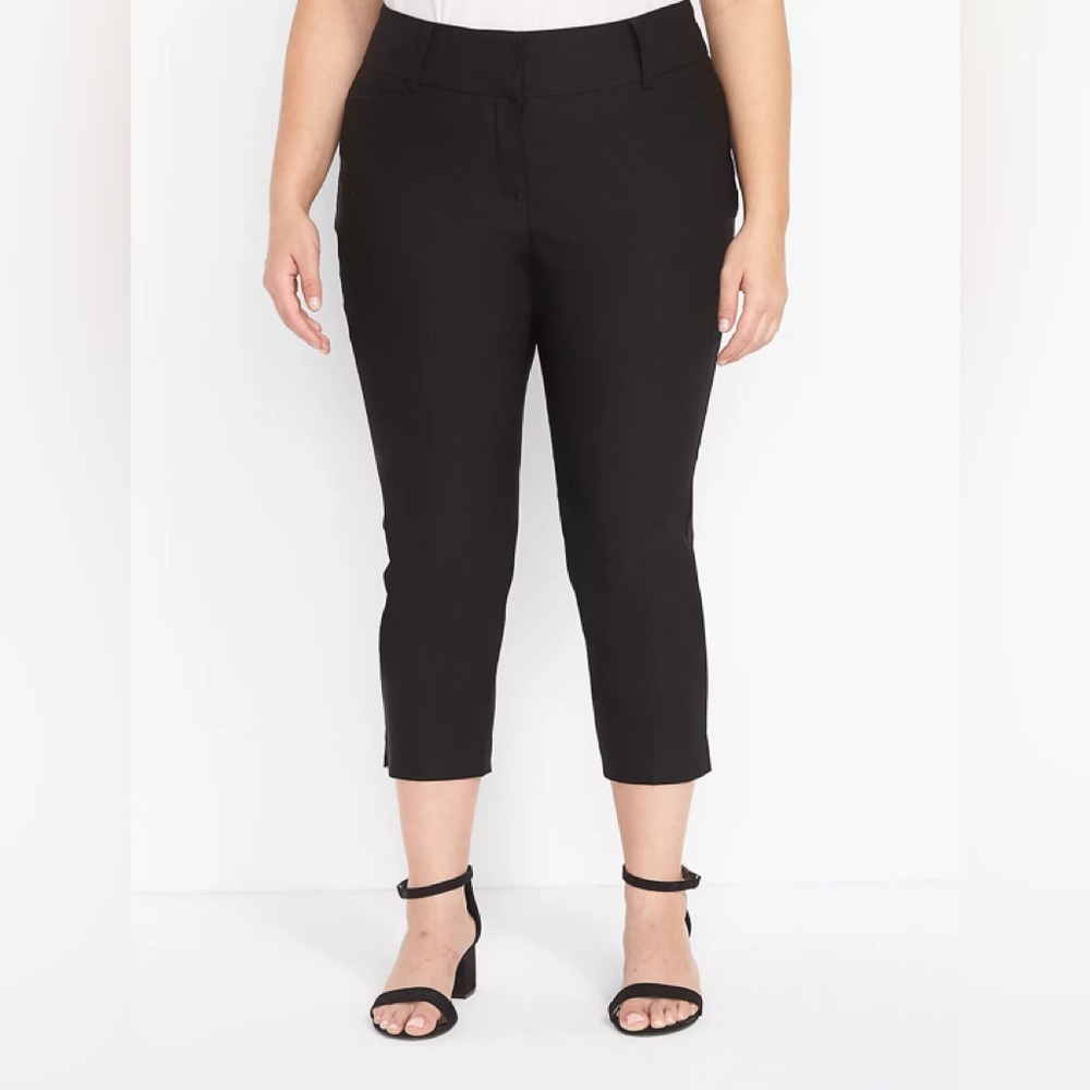 Black lane Bryant capri pants 4-season signature fit